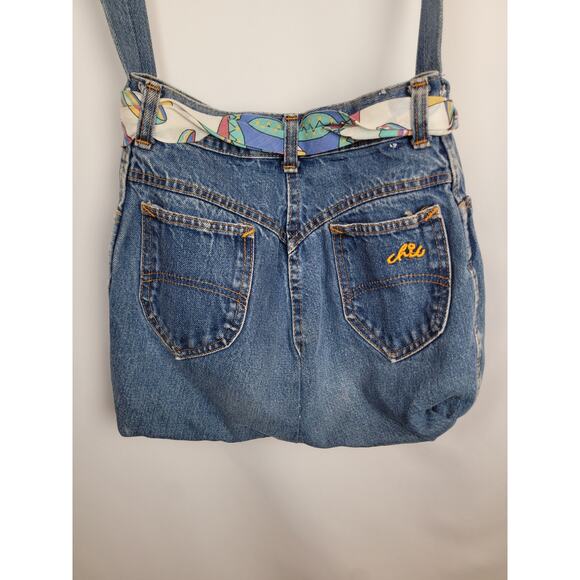 Vintage Denim Y2K Shabby Chic Boho Crossbody Shoulder Strap Handbag - Picture 7 of 10